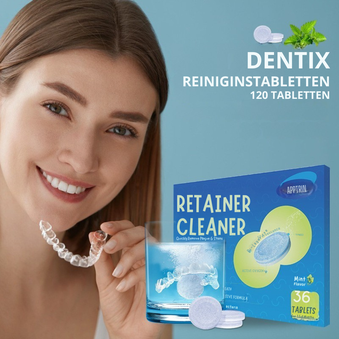 Dentix Reinigingstabletten (120 stuks) | 50% KORTING