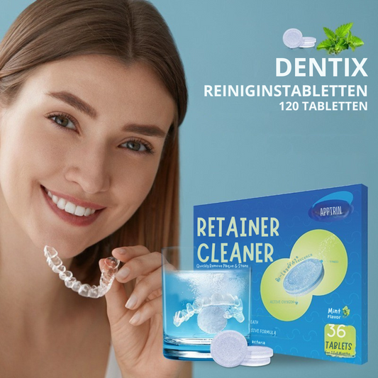 Dentix Reinigingstabletten (120 stuks) | 50% KORTING