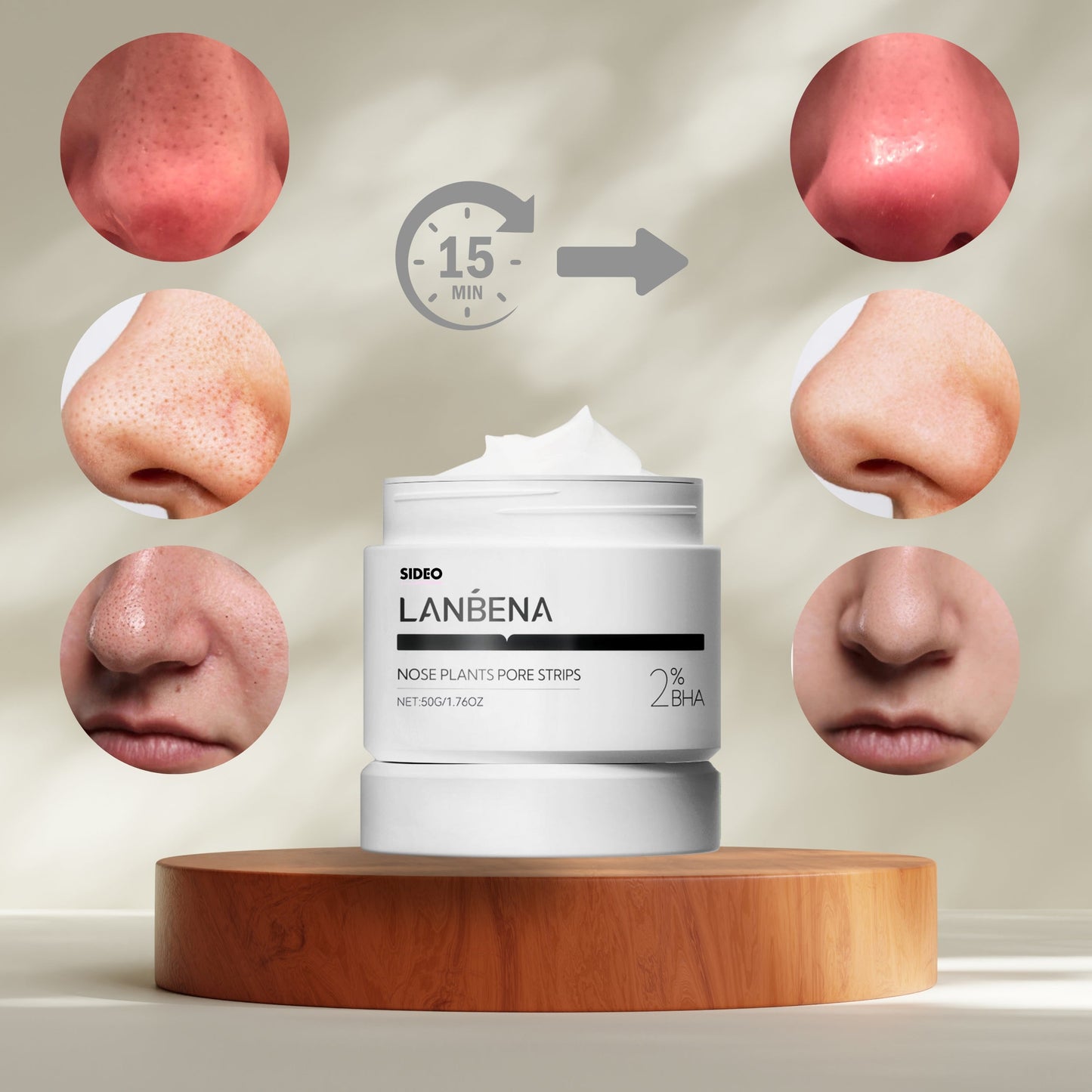 Mee-etermasker - Diepe Reiniging voor een Zichtbaar Gladde Huid