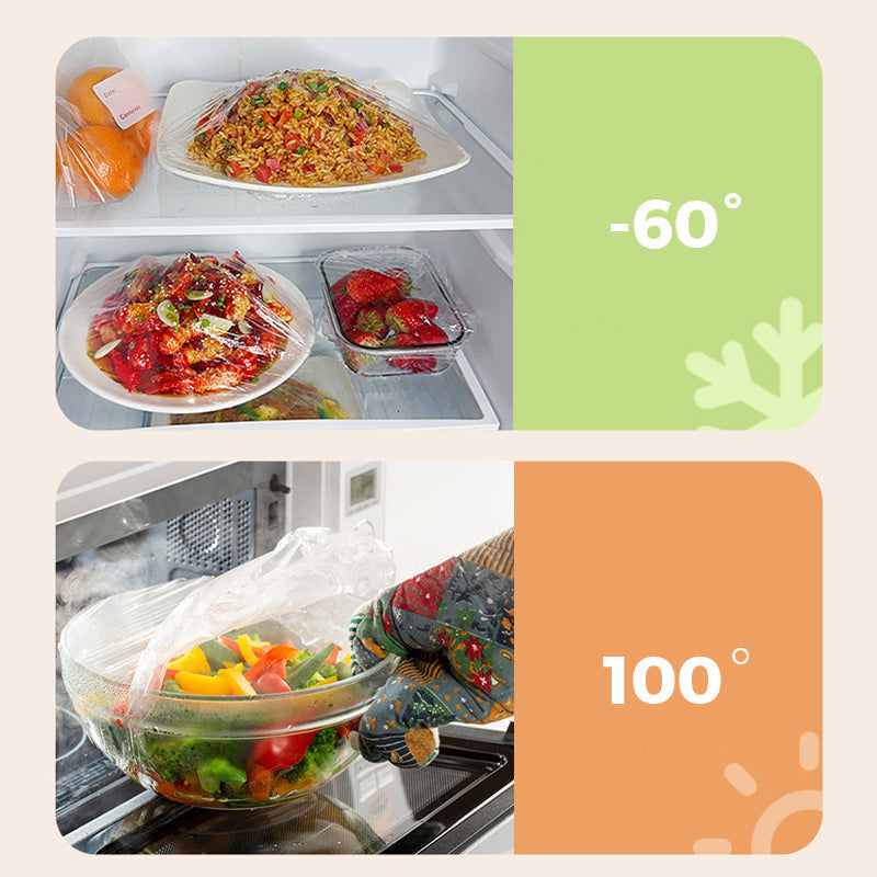 🥦Tot 50 % korting!🔥Enkelt å kutte gjennomsiktig elastisk matinnpakning