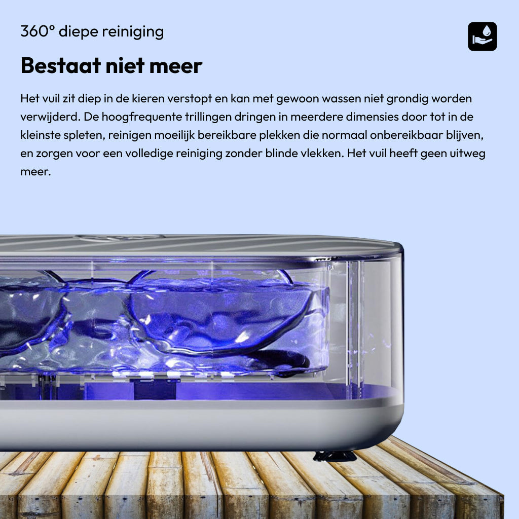 Luxary Ultrasonic Cleaner | 50% KORTING