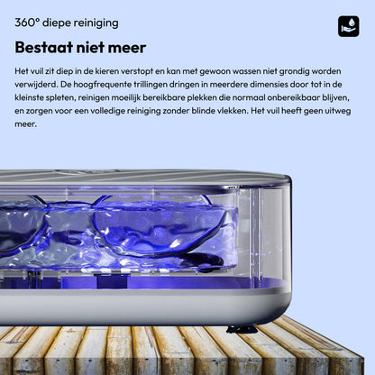 Luxary Ultrasonic Cleaner | 50% KORTING