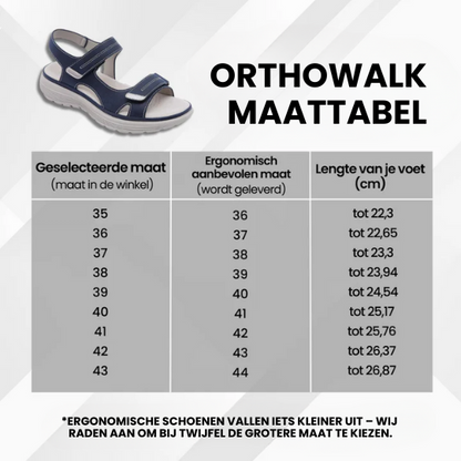 OrthoWalk™ - Ergonomische, Pijnverlichtende en Antislip Sandalen (Koop 1, krijg 1 GRATIS!)