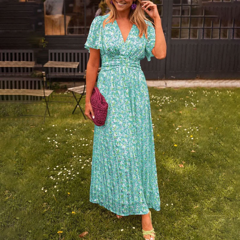 🎁Zomerspecial 49% korting🔥Vrouwen Sweet Vintage Bloemenjurk